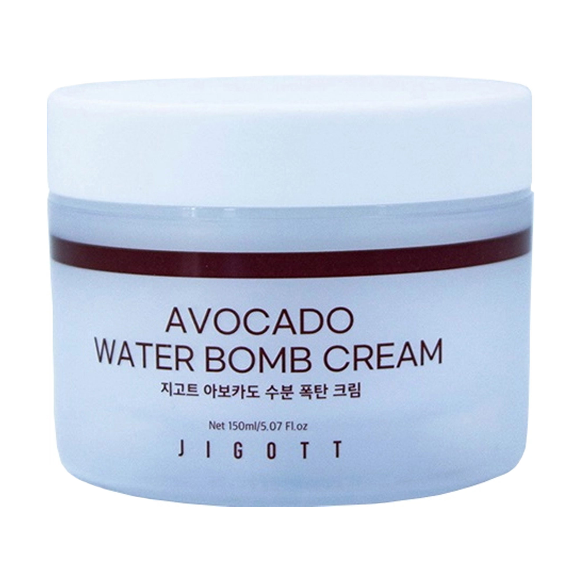 Зволожувальний крем для обличчя Jigott Avocado Water Bomb Cream з авокадо, 150 мл